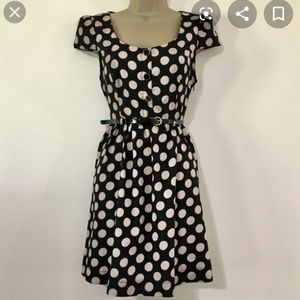 womens polka dot vintage style dainty girly dress